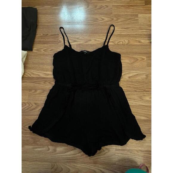 Lulus Pants - Lulus Black Romper Size Small